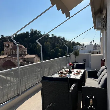 Apartment Ak Fine - Penthouse With Big Terrace And View - 2 Min From Metro *